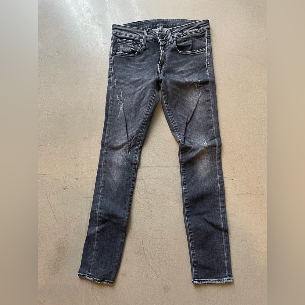R13 Kate Skinny in size 24.